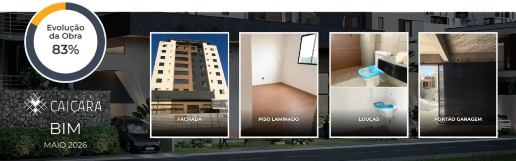 Apartamento novo no bairro Caiçara em Belo Horizonte - Pace Caiçara - Cimos